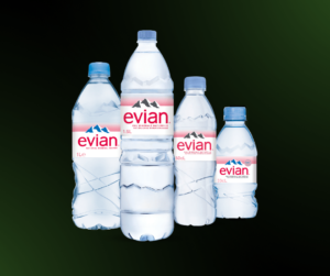 Evian natural mineral water